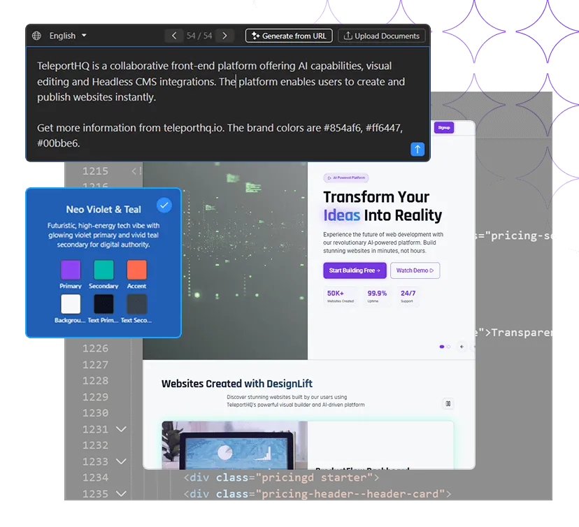 Generate real code image
